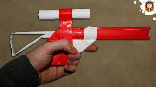 How to Make a Paper Sniper Rifle I Paper Gun [upl. by Ijnek]