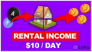 Lofty ai Rental Income Marketplace  50 Fractional Real Estate Investing on Algorand [upl. by Anavlys948]