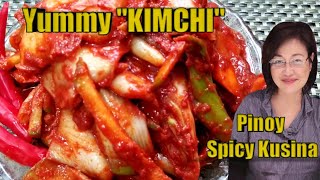 How to Make Easy Kimchi Recipe at Home  Easy Kimchi Filipino Style  Tasty Kimchi Recipe Recipe [upl. by Tioneb663]