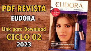 PDF Revista Eudora Ciclo 02 2023  LANÇAMENTOS [upl. by Servais]