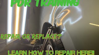 Learn PDR Huge Dent😬how to repair [upl. by Day367]