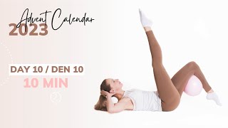 Advent Calendar DAY 10  FULL BODY SCULPTING PILATES  TVAROVÁNÍ CELÉHO TĚLA [upl. by Aienahs361]