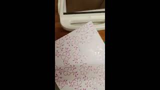 GoPress foiling with an embossing folder [upl. by Puglia]