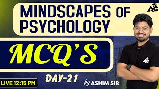 Mindscapes of Psychology  MCQs  For PSTETCTET amp All Other Teaching Exams  By Ashim sir 21 [upl. by Lletram]