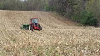 Part 2 MTZ Belarus 925m Turbo Planting Soybeans [upl. by Areit]