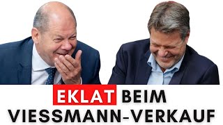 Echt irre Scholz amp Habeck freuen sich über ViessmannVerkauf [upl. by Aieken]