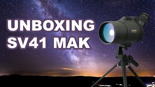 Unboxing do telescópio Maskutov 70mm Svbony SV41 [upl. by Inod]