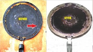 Tip Cleaning Oil Layer formed Dosa Pan  How to clean dosa PanTawaHow to clean nonstick dosa pan [upl. by Ming95]