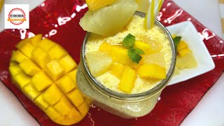 How To Make Pineapple Mango Smoothie  Mango Pineapple Smoothie Recipe [upl. by Kensell]