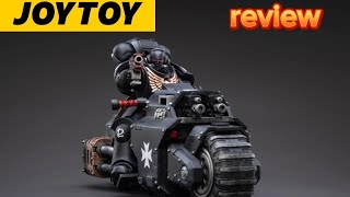 Joytoy warhammer 40k moto combate templarios negros review en español [upl. by Frisse]