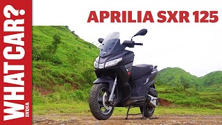 Aprilia SXR 125 review in Hindi  Burgman amp NTorq rival is here  What Car India [upl. by Adnolohs]