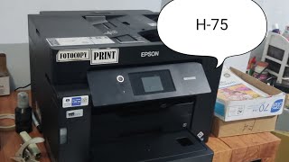 EPSON M15140 Hari75 tinta non original dan tutorial fotocopy buku paket sekolah [upl. by Penthea]