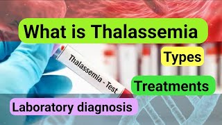 What is Thalassemia  TypesAlpha amp Beta thalassemia Laboratory diagnosis treatments [upl. by Nivar]