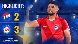 CLUB NACIONAL vs ARGENTINOS JUNIORS  HIGHLIGHTS  CONMEBOL SUDAMERICANA 2024 [upl. by Roselin]