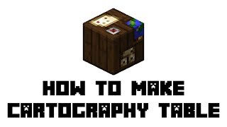 Minecraft Survival How to Make Cartography Table [upl. by Wolfson]