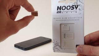 ADAPTATEUR NANO SIM  MICRO SIM  SIM POUR IPHONE [upl. by Anwat]