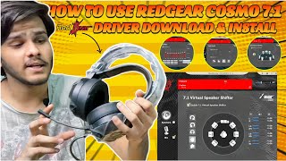 How To Use ReadGear Cosmo 71 Headphone In PC  Driver Download amp Install Process  Software Details [upl. by Tama]