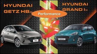 Hyundai Getz HB20 vs Hyundai Grand i10 hb  El Paredón Performance [upl. by Linell587]