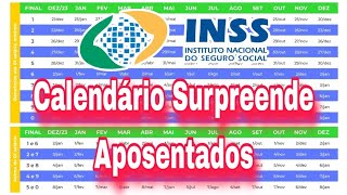 INSS Calendário de Pagamentos do INSS Surpreende Aposentados [upl. by Anitsyrc640]