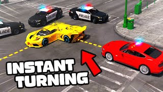 Instant Turning Car To Escape In GTA5 RP [upl. by Wolfe]