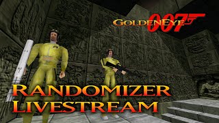 GoldenEye 007 N64  Full Playthrough Livestream  ROM Randomizer 8 [upl. by Apfelstadt110]