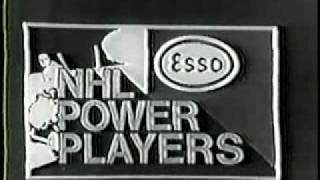 1970 Esso NHL Powerplayers Hockey Sticker Commercial [upl. by Ardnuasac]