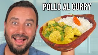 Tutorial Rápido Cómo hacer POLLO AL CURRY  Receta Pollo Hindú Fácil  Tulio Recomienda [upl. by Sixele677]