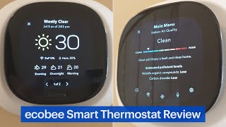 Ecobee Smart Thermostat Premium Review [upl. by Enomrej]