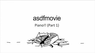 YTPasdfmovie Piano Part 1 [upl. by Kirbie]