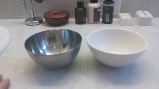 Ikea Bowls as Shaving Bowls [upl. by Kannry]