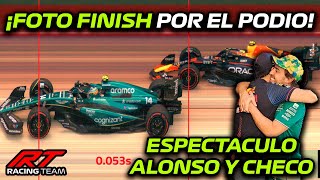 🚨 ¡SUBLIME ALONSO y CHECO con FINAL de FOTO FINISH por el PODIO en ESPECTACULAR GP de BRASIL F1 🏁 [upl. by Emilie384]