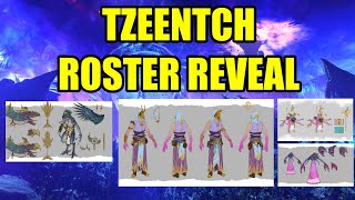 NEW  TZEENTCH ROSTER REVEAL  Total War Warhammer 3 [upl. by Adin]