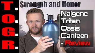 Inexpensive and Strong  Nalgene Tritan Oasis Canteen  Review [upl. by Lory948]