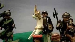 Schlacht amp Angriff im Mittelalter Playmobil Ritterburg [upl. by Yemac404]