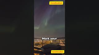 Aurora Alert Northern Lights Shine Over Michigan Viral shorts Short share foryou like love [upl. by Lori]