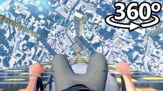 FALLING FROM BUILDING in 360°  VR  4K 😧 [upl. by Ebaj]