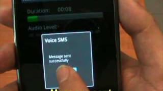 VoiceSMS demo on Samsung Galaxy S [upl. by Nnyleitak]