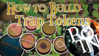 How to make Trap Tokens for a Shire Army  Middle Earth Strategy Battle Game  Games Workshop 01 [upl. by Dulcie]