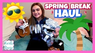 SPRING BREAK 2017 CLOTHING HAUL [upl. by Notnad]