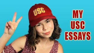 MY ACCEPTED USC ESSAYS  Advice [upl. by Octavius385]