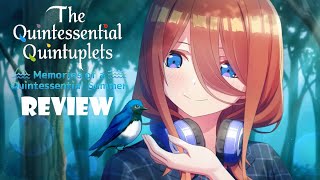 The Quintessential Quintuplets Memories of a Quintessential Summer Switch Review [upl. by Ecinnaj]