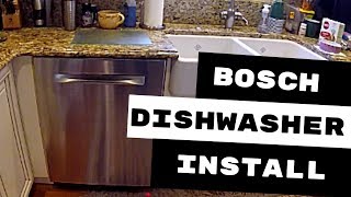 BOSCH DISHWASHER INSTALLATION AVOID THESE 3 MISTAKES [upl. by Vassar503]