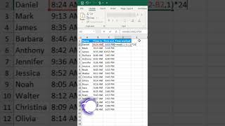 Time Work in Excel excel laptop reels time microsoftexcel shorts [upl. by Agustin998]