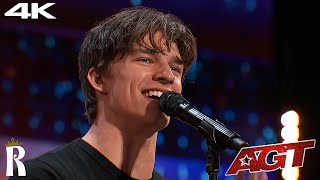 Alex Sampson Audition  Pretty Baby  Week 6  Americas Got Talent 2024 [upl. by Rowney740]