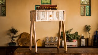 ▶️ Cómo Hacer una Mesita con Maderas Recicladas 💡 DIY Wooden Table [upl. by Llereg]