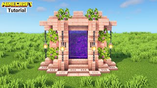 Minecraft 120  Cherry Wood Nether Portal [upl. by Surovy870]