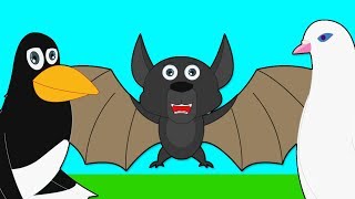 Aesops Fables The Birds the Beasts and the Bat  HooplaKidz [upl. by Etnaud]