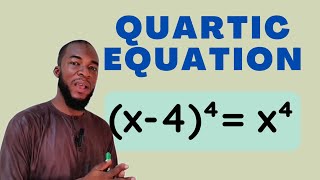 Quartic equation  x4⁴x⁴ [upl. by Fauman272]