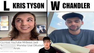 L Kris Tyson VS W ChandlerKris Tyson MrBeast [upl. by Aneehs826]