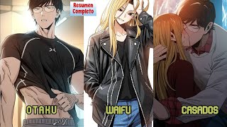 ES OBLIGADA a CASARSE con el OTAKU de la CLASE sin SABER ERA UN BOMBOM👫 Resumen Manhwa [upl. by Enelrihs712]